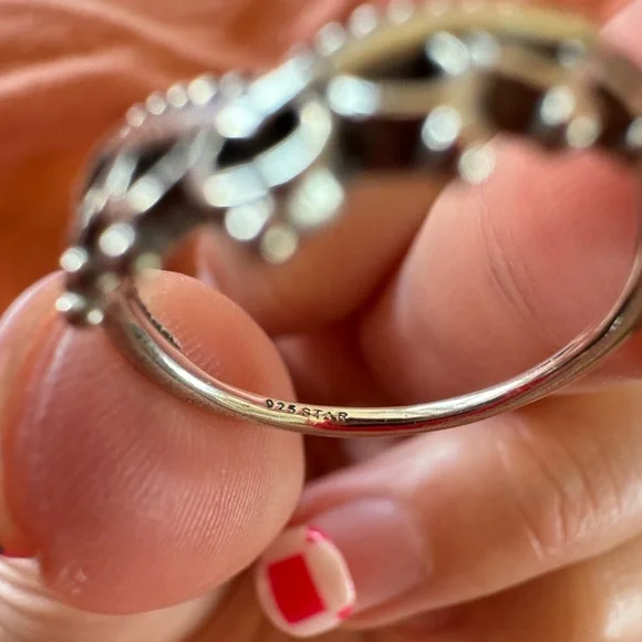 Midsummer Star Sterling Silver Stacking Rings size 6 - Picture 4 of 4